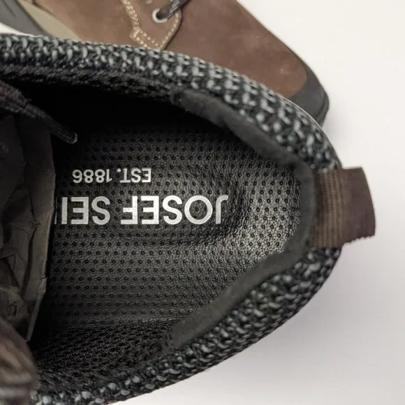 Josef Seibel Raymond Waterproof Sneakers, Brown Leather, Men's 42 EU (8.5-9)